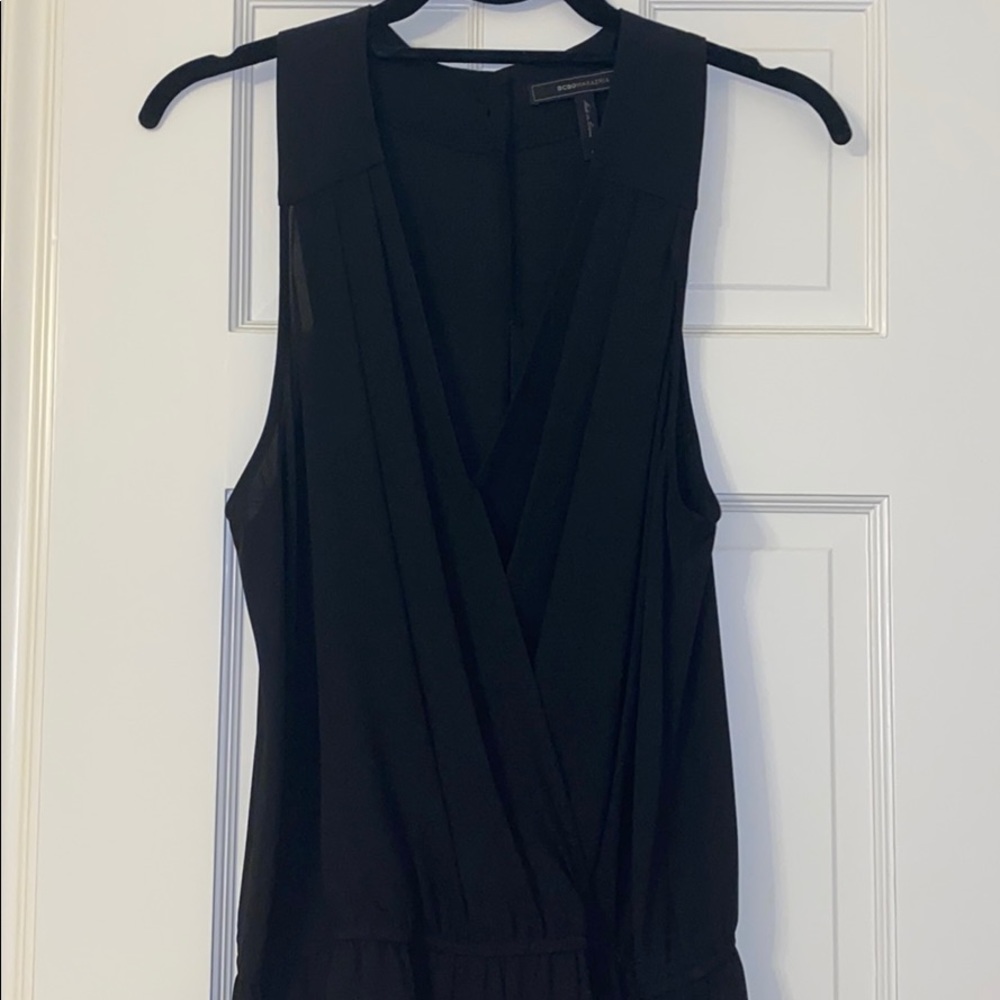 BCBGMaxAzria black romper